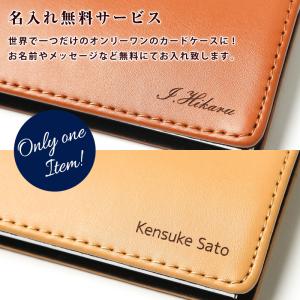 名入れ 本革カードケース 名刺入れ 名刺ケース...の詳細画像3