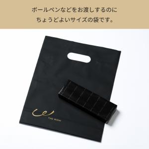 ラッピング 黒 ブラック 梨地手持ち袋 (GI...の詳細画像2
