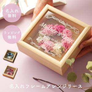 プリザーブドフラワー ギフト リース 名入れ フ...の商品画像
