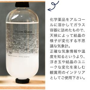 温度計 湿度計 ストームグラス ガリレオ温度計...の詳細画像4
