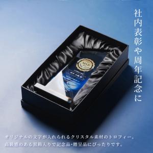 トロフィー中 台形 社内表彰・周年記念用 Mサ...の詳細画像1