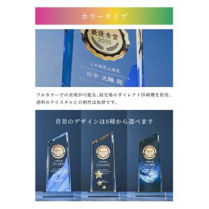 トロフィー中 台形 社内表彰・周年記念用 Mサ...の詳細画像5