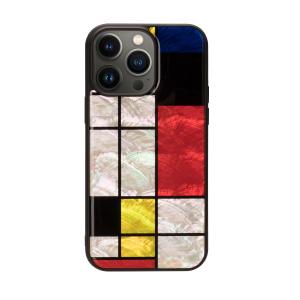 iPhone14Pro Max ikins 天然貝ケース Mondrian｜shops-covers