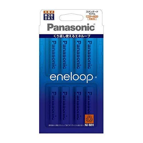 パナソニック ニッケル水素電池 単3形（8本入）Panasonic eneloop スタンダードモデ...