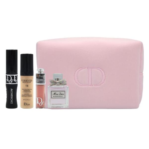 Dior ブルーミングブーケ コフレセット ポーチ付 EDT5ml リップ マスカラ