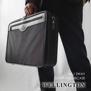 WELLINGTON ウエリントン ビジネスバッグ アタッシュケース メンズ ブランド 40代 50代 平野鞄 軽量 自立 KBN21219