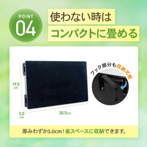 三面鏡 化粧鏡 壁掛け メイク 収納 ホワイト...の詳細画像5