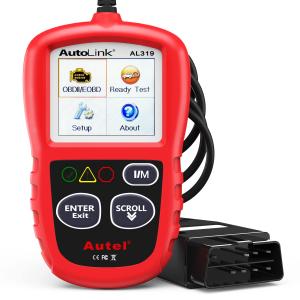Autel Autolink AL319 OBD2スキャナー 診断機 コードの読み取りと消去 OBD2スマートでパワフルなスキャン 自動車診断ツール