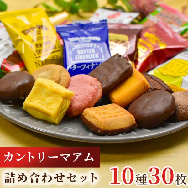 お菓子 詰め合わせ 子供 個包装 不二家 カントリーマアム チョコまみれ 限定 10種類 30枚