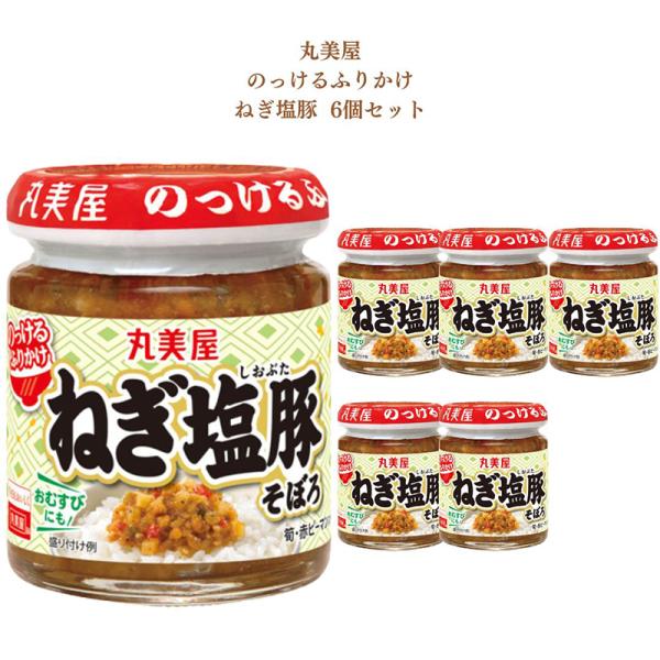 ふりかけ のっけるふりかけ ねぎ塩豚そぼろ 100g×6本 丸美屋 瓶詰め ご飯のお供 ポイント消化...