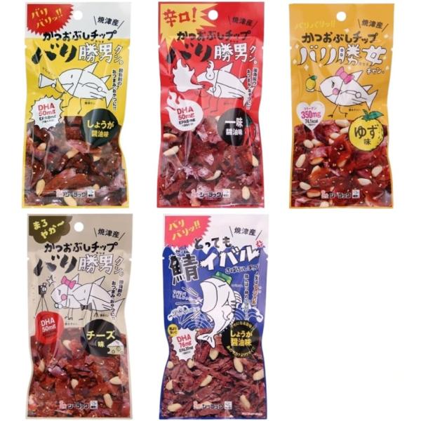 バリ勝男クン おつまみセット 5袋 珍味 詰め合わせ 食べ比べ 晩酌 おやつ ギフト