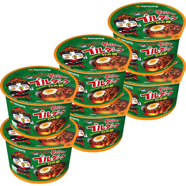 カップ麺 箱買い ブルダック 炒め麺 韓国ラーメン インスタント BIGカップ 6個 ジャジャン ポ...