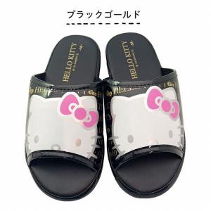 ハローキティ コンフォートサンダル ロゴ柄 レ...の詳細画像2