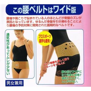 生ゴム 骨盤ベルト ワイド17cm 腰痛ベルト...の詳細画像1