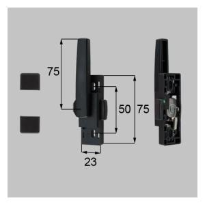 LIXIL(新日軽) 窓(サッシ)部品(鍵・錠)　クレセント(左用)　【S8CL1224RS】