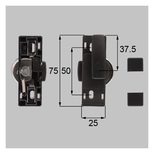LIXIL(新日軽) 窓(サッシ)部品(鍵・錠)　クレセント　【S8CL1227LS】