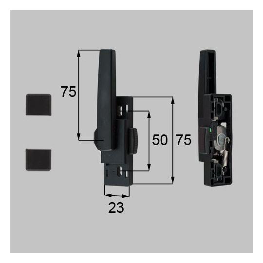 LIXIL(新日軽) 窓(サッシ)部品(鍵・錠)　クレセント(左用)　【S8CL1224RS】