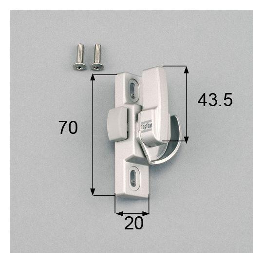 LIXIL(トステム)　クレセント小(右用)　窓(サッシ)部品(鍵・錠)　【AAAZC02R】