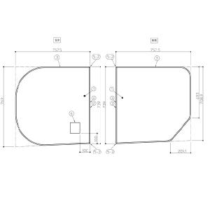 TOTO 風呂ふた 160クレイドルシャッター風呂蓋 【EKK80084W】 : 建材と