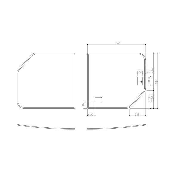 TOTO　風呂ふた　1600クレイドル風呂蓋R　【EKK80054WR3】