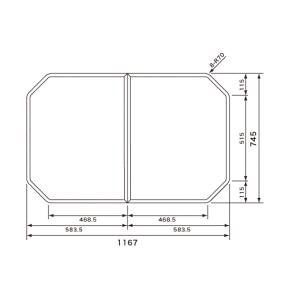 Panasonic（パナソニック） 風呂フタ(断熱材入り組みフタ/2枚組