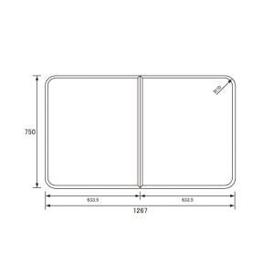 TOTO1216クレイドル浴槽 高断熱ラクかるふろふたEKKS2BKAA22WN
