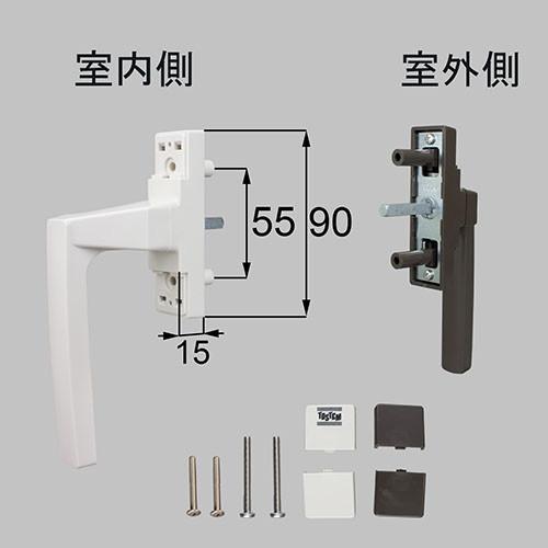 NETSA00244　LIXIL(トステム)　グレモンハンドル(左用)　窓（サッシ）部品　【PNAG...