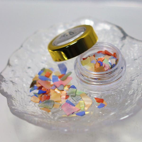 シェル ネイル ジェルネイル 1種類 ネイルパーツ ストーン 約1g シェルストーン ナチュラルスト...