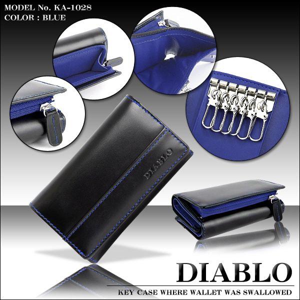 DIABLO ディアブロ 馬革＆牛革 ３way多機能 キーケース ウォレット/財布 KA-1028 ...