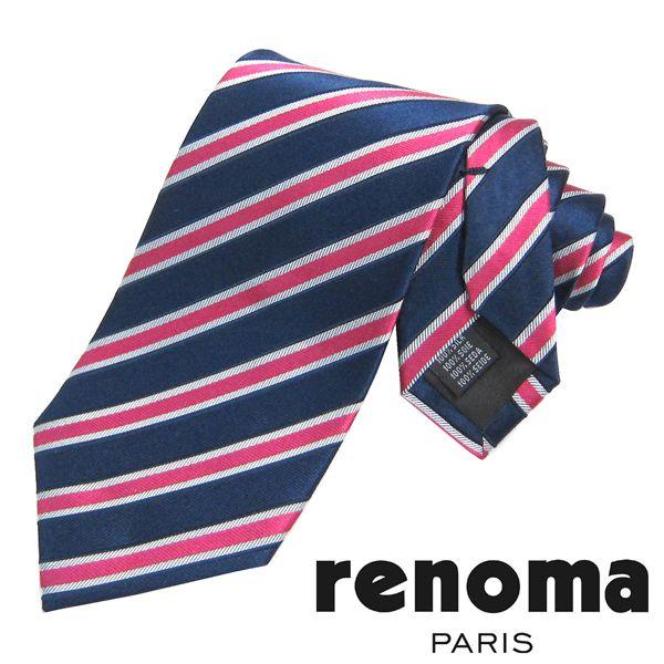 renoma レノマ ネクタイ 新柄 シルク メンズ 紳士 ビジネス (2)
