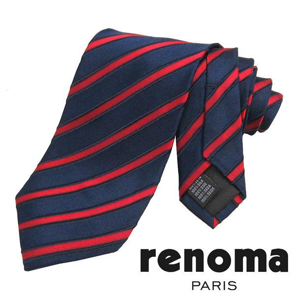 renoma レノマ ネクタイ 新柄 シルク メンズ 紳士 ビジネス (5)