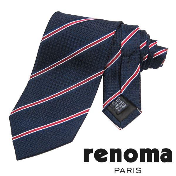 renoma レノマ ネクタイ 新柄 シルク メンズ 紳士 ビジネス (9)