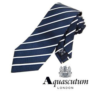 Aquascutum アクアスキュータム ネクタイ 新柄 シルク メンズ 紳士 ビジネス イタリア製 (10)｜shoptake