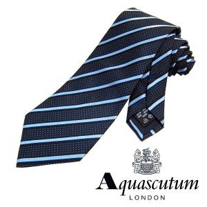Aquascutum アクアスキュータム ネクタイ 新柄 シルク メンズ 紳士 ビジネス イタリア製 (11)｜shoptake