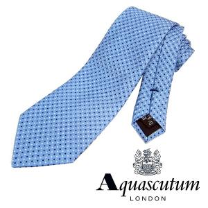 Aquascutum アクアスキュータム ネクタイ 新柄 シルク メンズ 紳士 ビジネス イタリア製 (15)｜shoptake