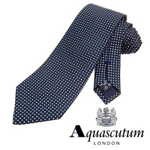 Aquascutum アクアスキュータム ネクタイ 新柄 シルク メンズ 紳士 ビジネス イタリア製 (17)｜shoptake