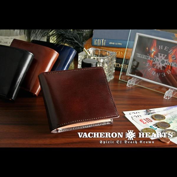 二つ折り財布 ビルフォールド キャピタルレザー 本革 カラー選択 VACHERON HEARTS ヴ...
