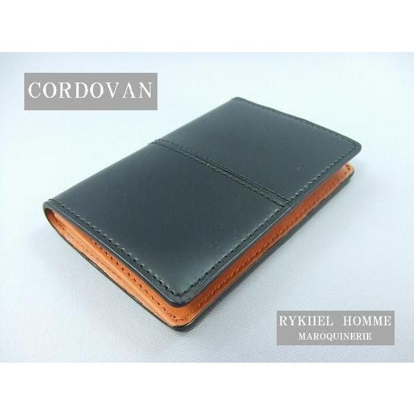 RYKIEL HOMME リキエルオム 超希少 コードバン名刺入れ・黒