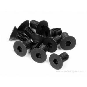 HPI RACING Z081 サラネジ Ｍ3ｘ6mm （六角ソケット/10pcs）