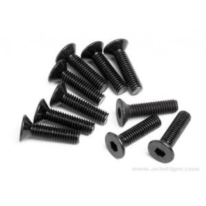 HPI RACING Z084 サラネジ Ｍ3ｘ12mm （六角ソケット/10pcs）