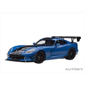 AUTOart 1/18 ダッジ バイパー ACR （ブルー／ブラック・ストライプ） 71734｜shoptakumi