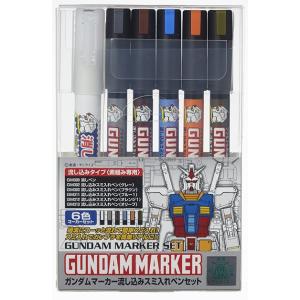 GSIクレオス☆ガンダムマーカー流し込みスミ入れペンセットGMS122