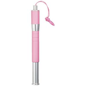 ミヨシ MCO 導電繊維タッチペン ショートタイプ (伸縮式) ピンク STP-02/PK