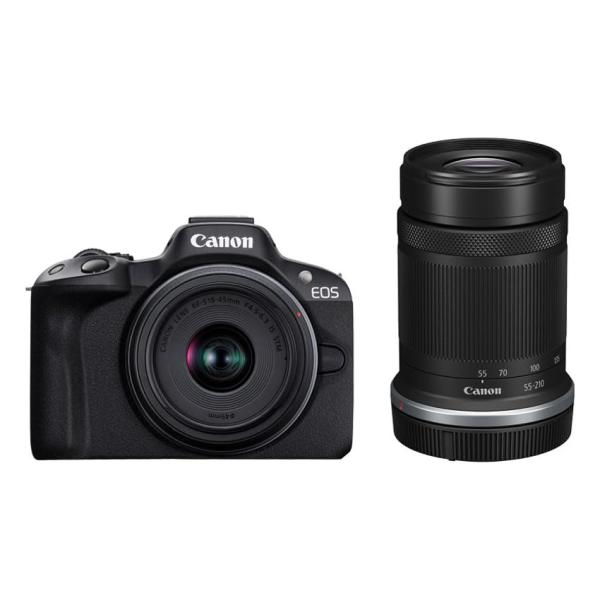 Canon ミラーレス一眼カメラ EOS R50 ダブルズームキット(RF-S18-45+RF-S5...