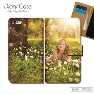 スマホケース PHOTO 森林 子供 妖精 天使 手帳型 全機種対応 携帯カバー iphone15 Xperia AQUOS GALAXY ARROWS d017703_03