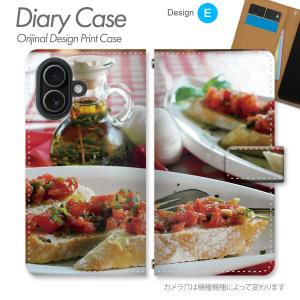 手帳型 スマホケース フード柄デザイン 食べ物...の詳細画像5