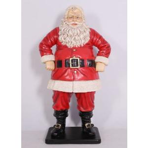 ＦＲＰクリスマスオブジェ　陽気なサンタ 126cm