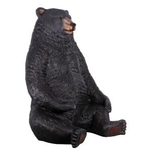 FRPアニマルオブジェ 巨大な黒クマの詳細画像1