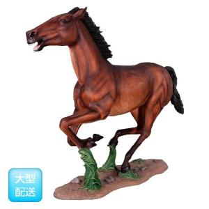 ＦＲＰアニマルオブジェ　躍動する馬