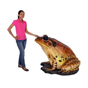 FRP動物オブジェ 巨大な縞足ガエルの詳細画像4